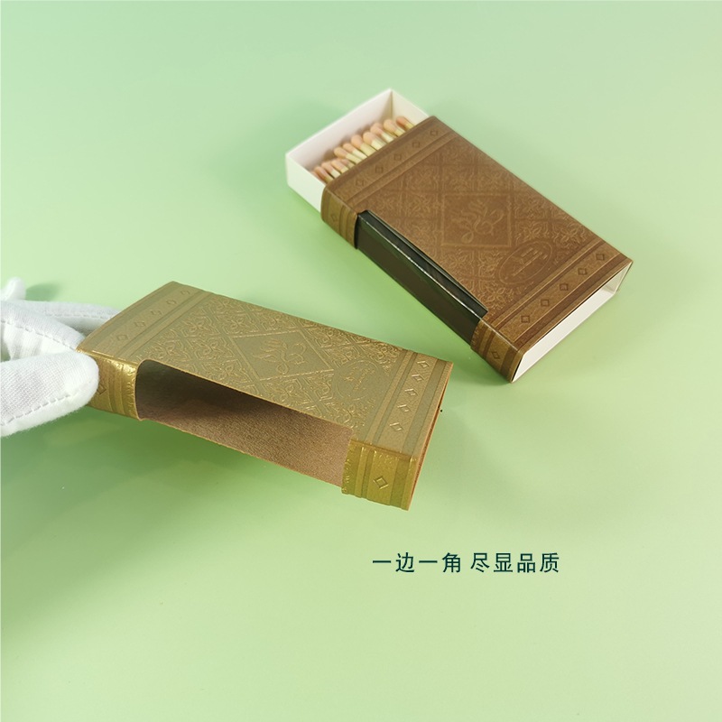Picture of Factory wholesale matchbox PU leather case cigarette case protective leather case gift box cover can be printed brand LOGO