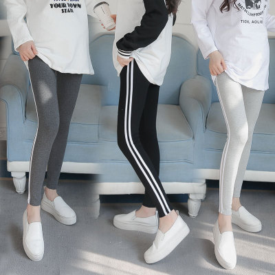Picture of Factory wholesale maternity pants spring and autumn maternity pants kitten leggings pregnant women belly pants stretch 9 points leggings