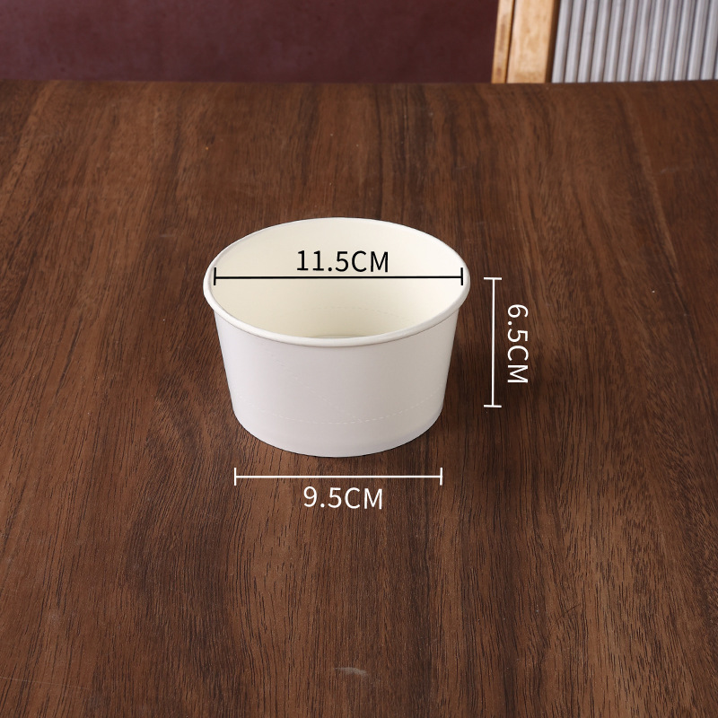 Picture of Qifeng cake mould disposable baking paper bowl 4/6/7/8/10 inch high temperature resistant non-demoulding cake embryo paper mould