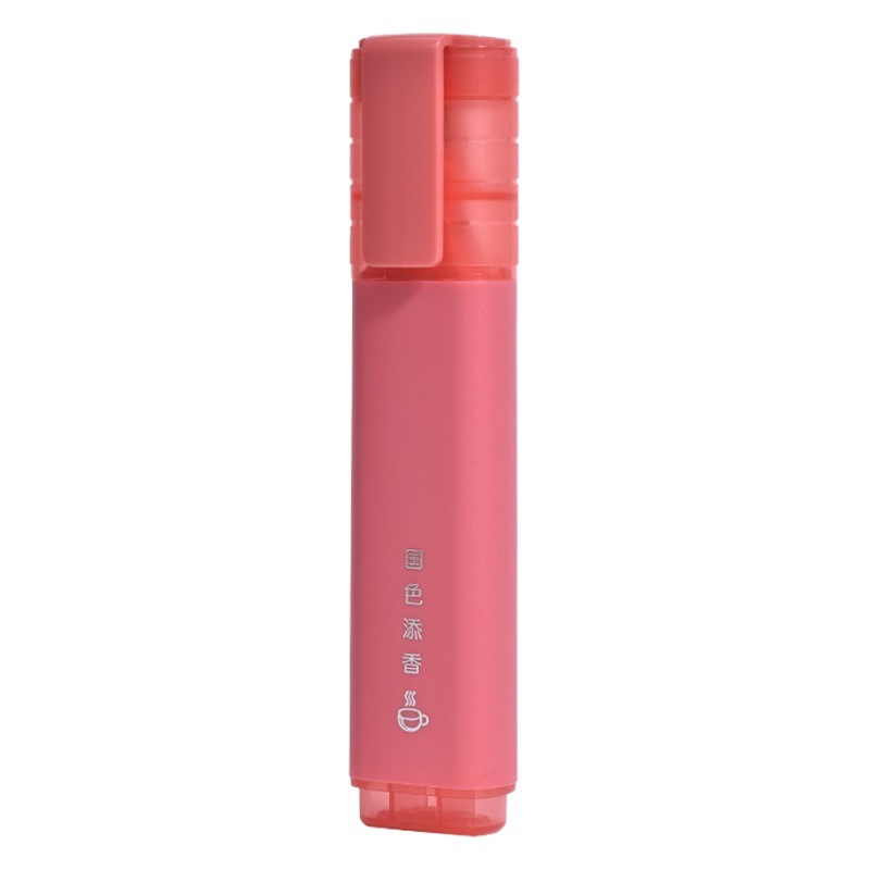 Large Capacity highlighter fruit flavor color marker student textbook key marking pen hand account pen display rack
