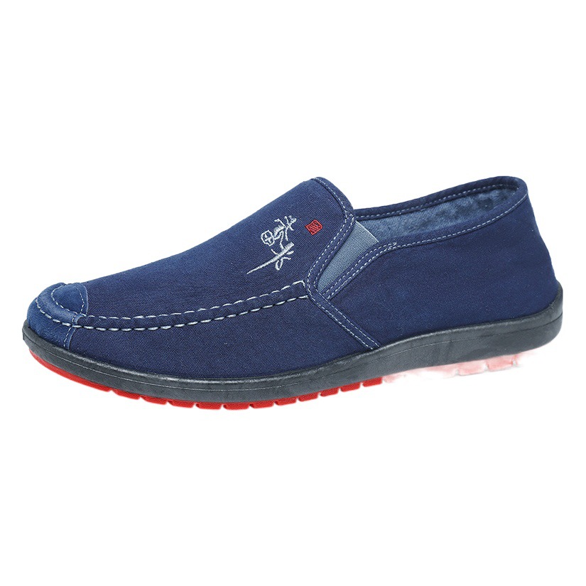 Wholesale old Beijing men's shoes cloth shoes foreign trade retail non-slip wear-resistant breathable shoes a pedal lazy casual work shoes