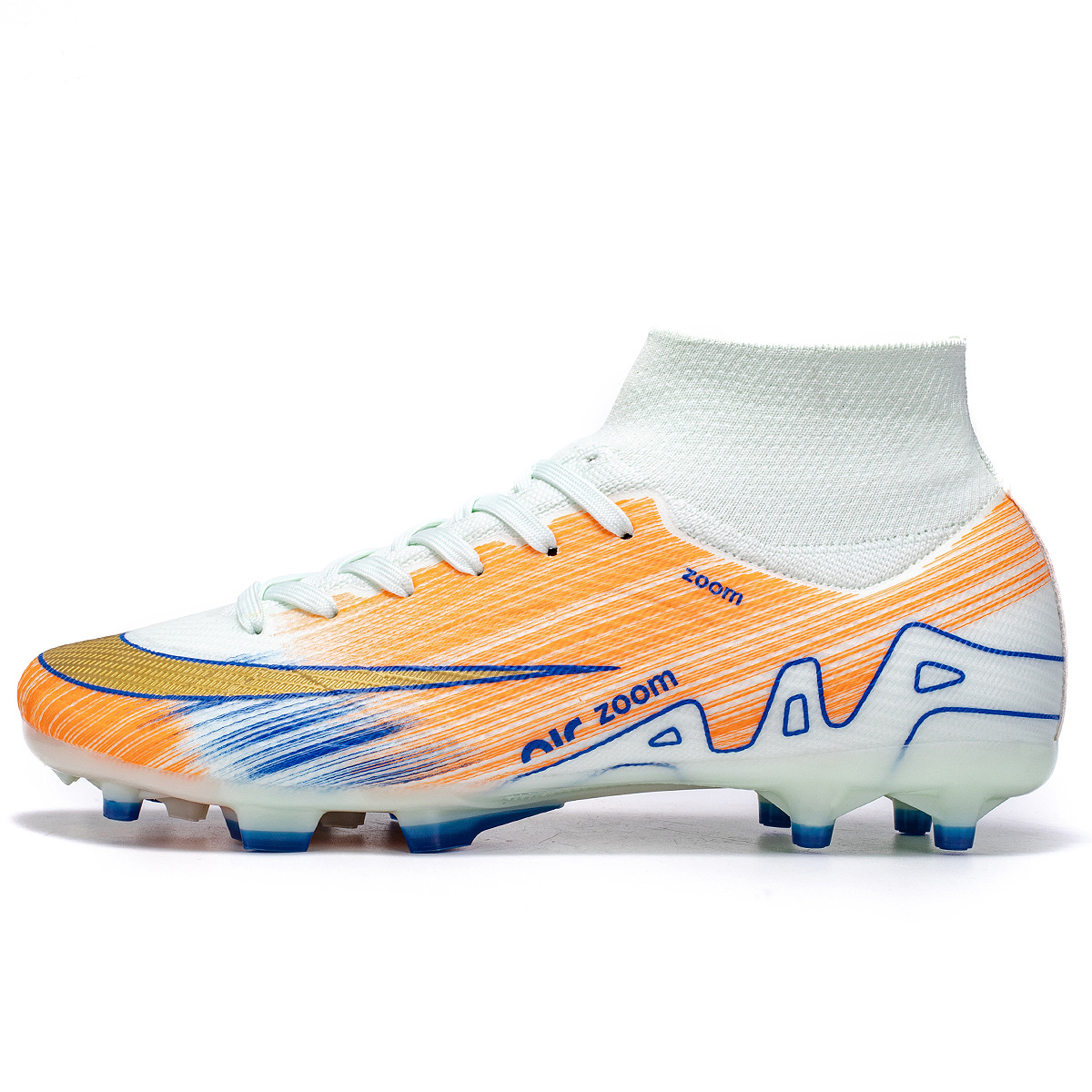 Picture of Cross-Border New Low-Top Men's and Women's Ag Long Spike Competition Football Shoes Tf Kidsren's Outdoor Sports Grass Professional Football Shoes