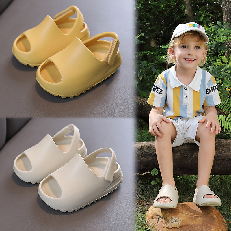 Children's Summer Outdoor Sandals, Slippers, Coconut Beach Shoes, Foreign Trade Clogs, Toddler Shoes for Home Use