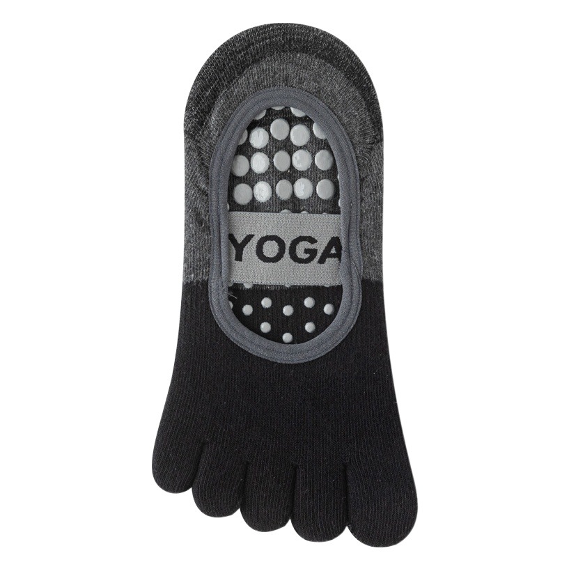 Five-finger socks yoga boat Socks silicone non-slip with strap cotton socks summer thin indoor fitness breathable