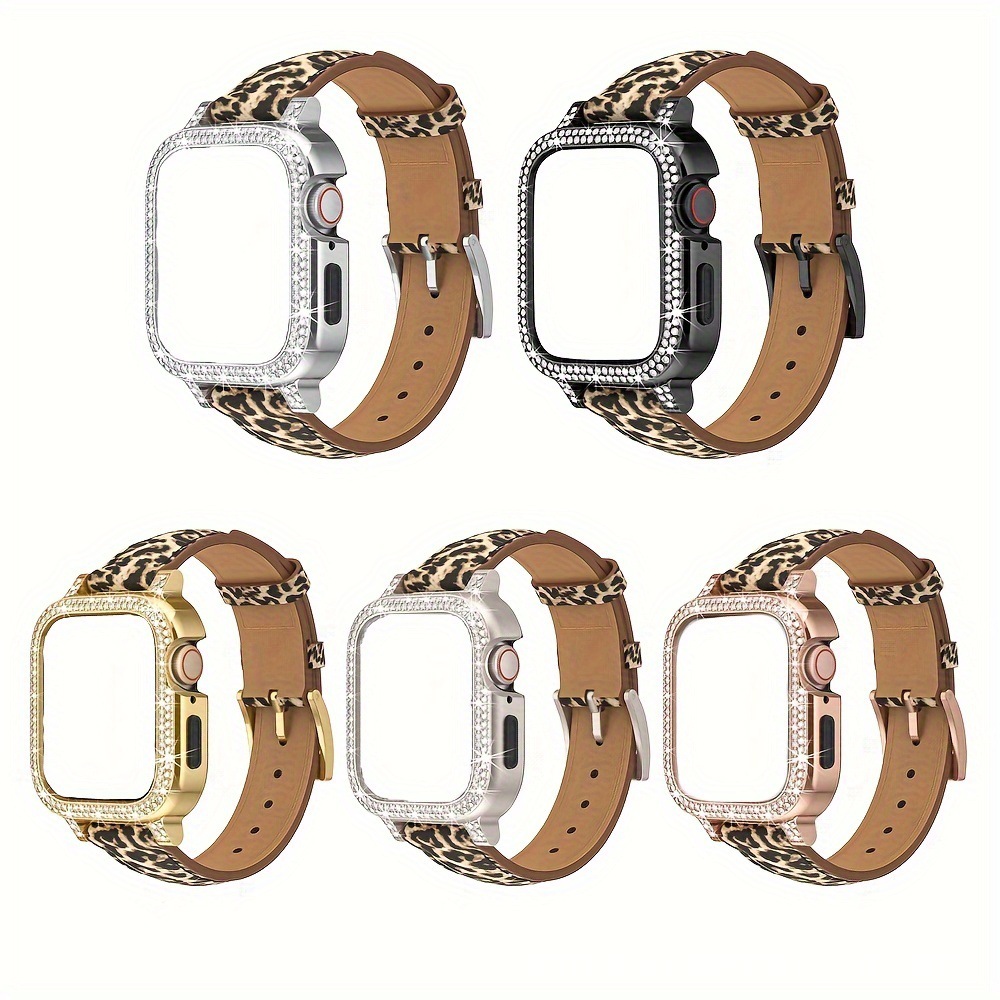 For Apple Watch Leopard Print New in stock Apple watch Fashion Brand Printed Wristband Sports Wristband