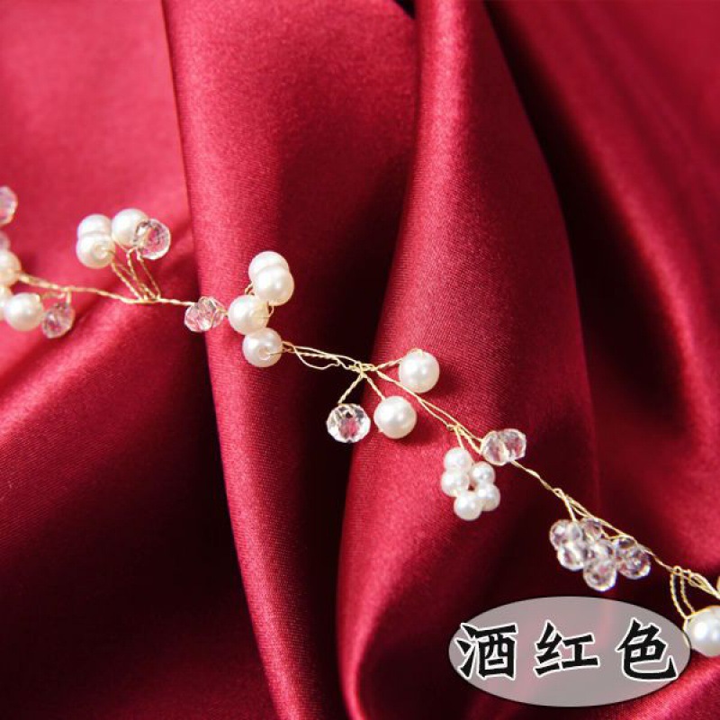 Picture of Satin Fabric Silk Lining Fabric Color Red Cloth Encryption Thickened Hanfu Dress Decorative Lining Silk Lining Summer