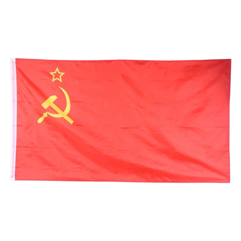 Soviet flag 90 * 150cm 3 * 5ft No. 4 polyester flag Amazon ebay punch