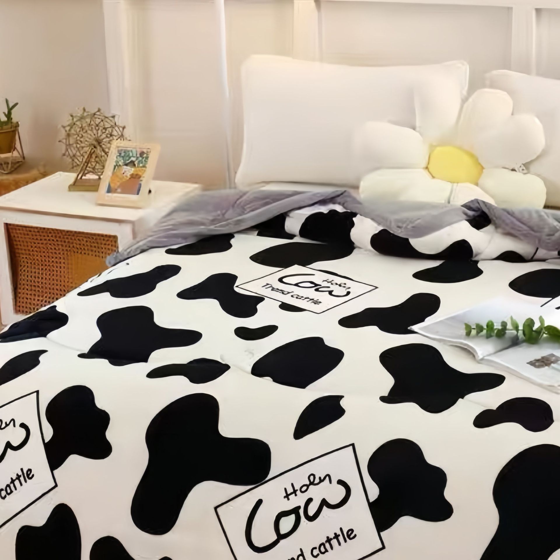[2024 new milk velvet winter quilt] autumn and winter warm thick milk velvet winter quilt double-sided student dormitory bedding