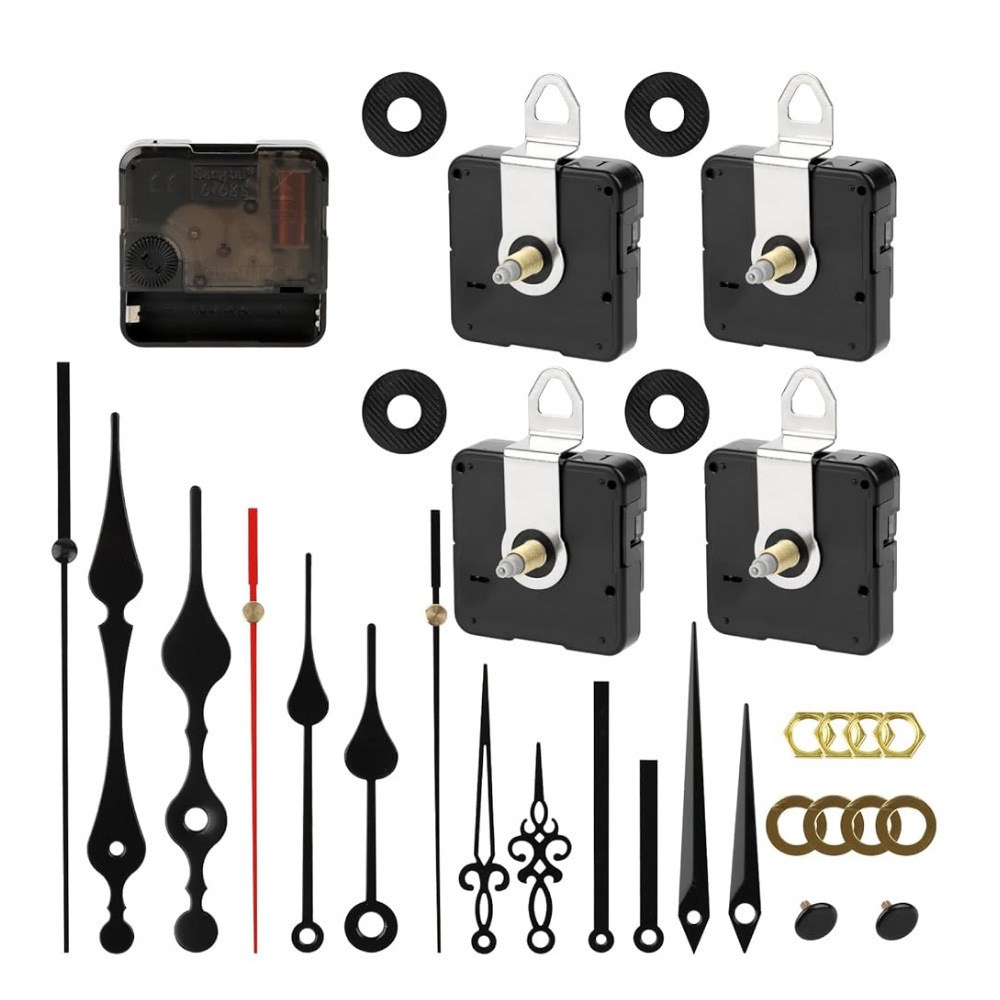 Picture of Cross-border hot selling DIY clock movement mute wall clock accessories clock Wall watch core mechanism 2 Movement +5 sets of clock needle