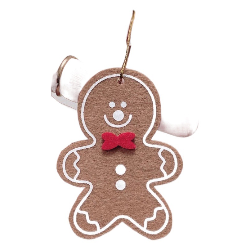 Amazon Cross-Border Christmas Felt Pendant Elk Snowman Creative Pendant DIY Christmas Tree Felt Decoration