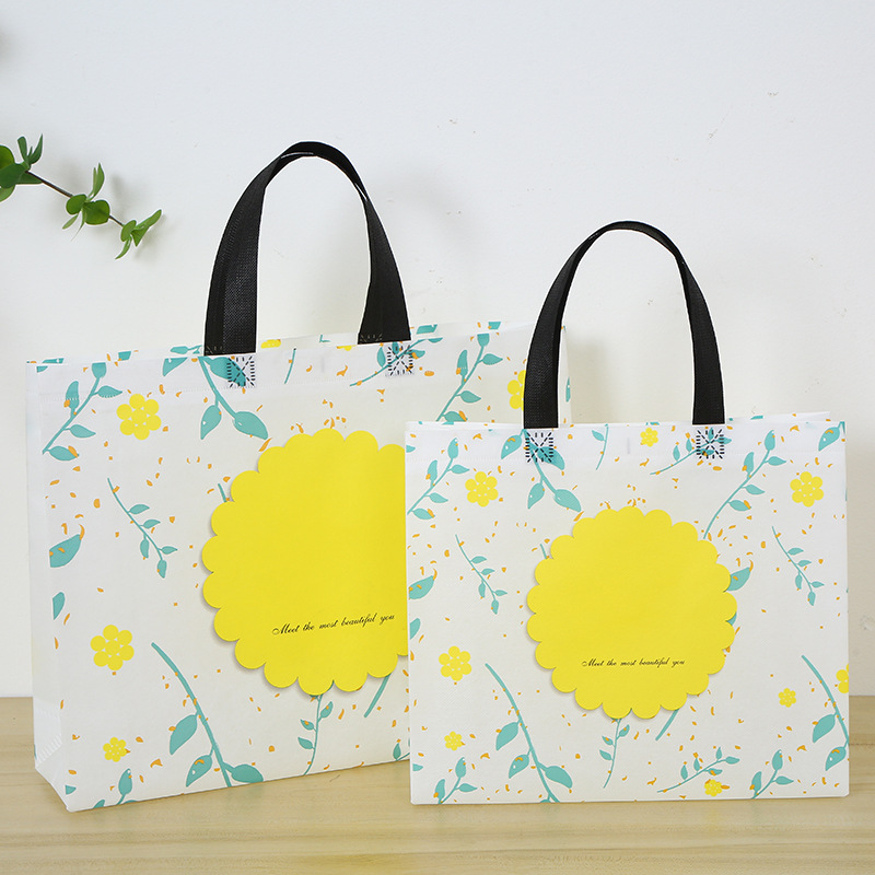 Customized Clothing Store Shopping Satchel Non-Woven Bag Gift Packaging Clothing Packaging Bag Wholesale Custom Logo