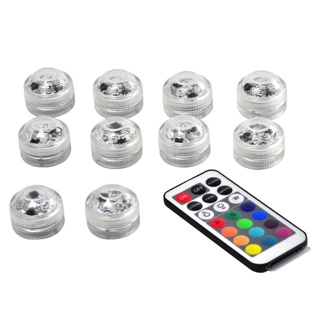 3cm diamond twist lamp set 10 lights full color 2 21 key remote control waterproof lamp