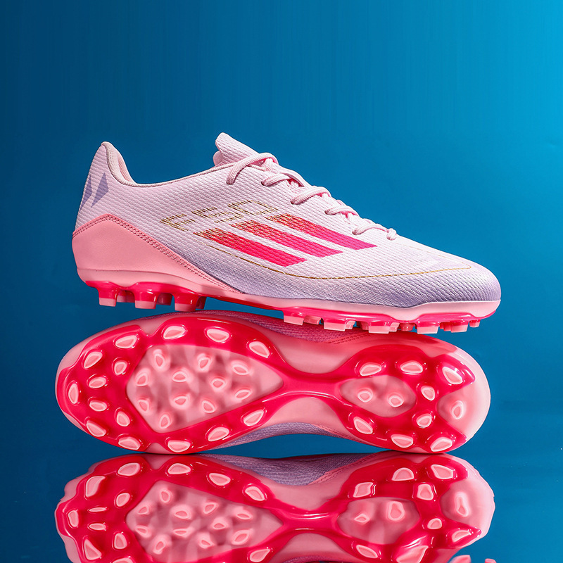 Cross-Border World Cup F50 Football Shoes for Men and Women Low-Top Artificial Turf Long Spike Youth Shoes Football Training Shoes Wholesale
