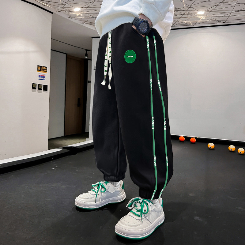 Picture of Boys' Lightweight Pants Spring and Autumn 2025 Children's Long Pants for Older Students Trendy Korean Style Sports Pants