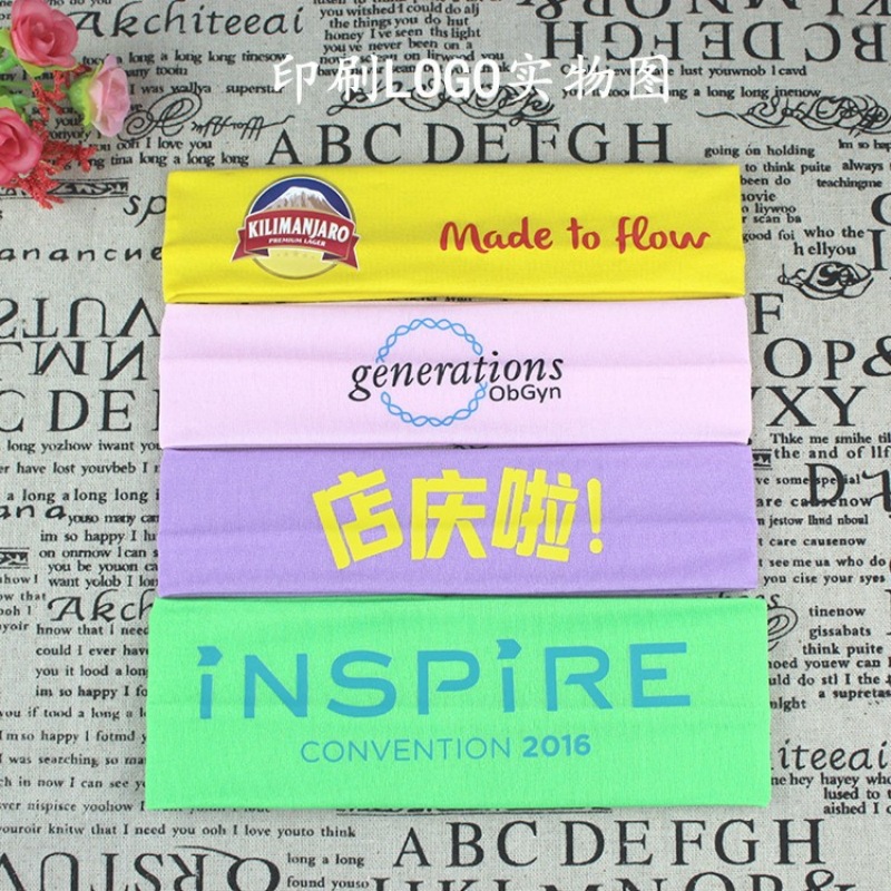 Picture of Factory Direct Supply Korean Style Hair Accessories Yoga Headband Sports Headband Elastic Monochrome Hairband Headband Printable Pattern