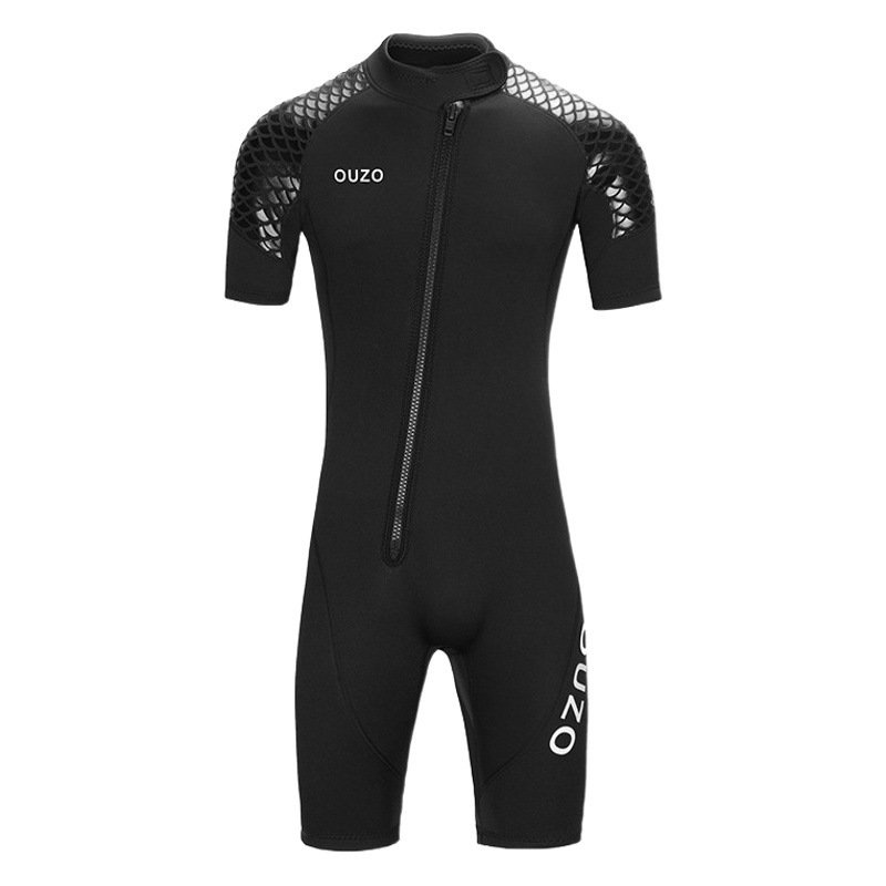 New 3mm Wetsuit for Men and Women, Short-Sleeved Shorts, Wetsuit, Thickeneded, Warm and Cold-Proof Surfing Suit, Jellyfish Suit, Wet Suit