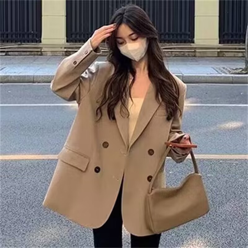 Picture of Blazer for Women 2025 Spring & Fall Small High-End Street Style New Korean Style Casual Popular Suit Top