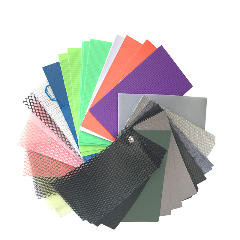 Picture of Can Be High-Frequency Welded Pvc Clip Mesh Fabric Flame Retardant Anti-Aging Equipment Dust Cover Outdoor Luggage Wear-Resistant Waterproof Fabric