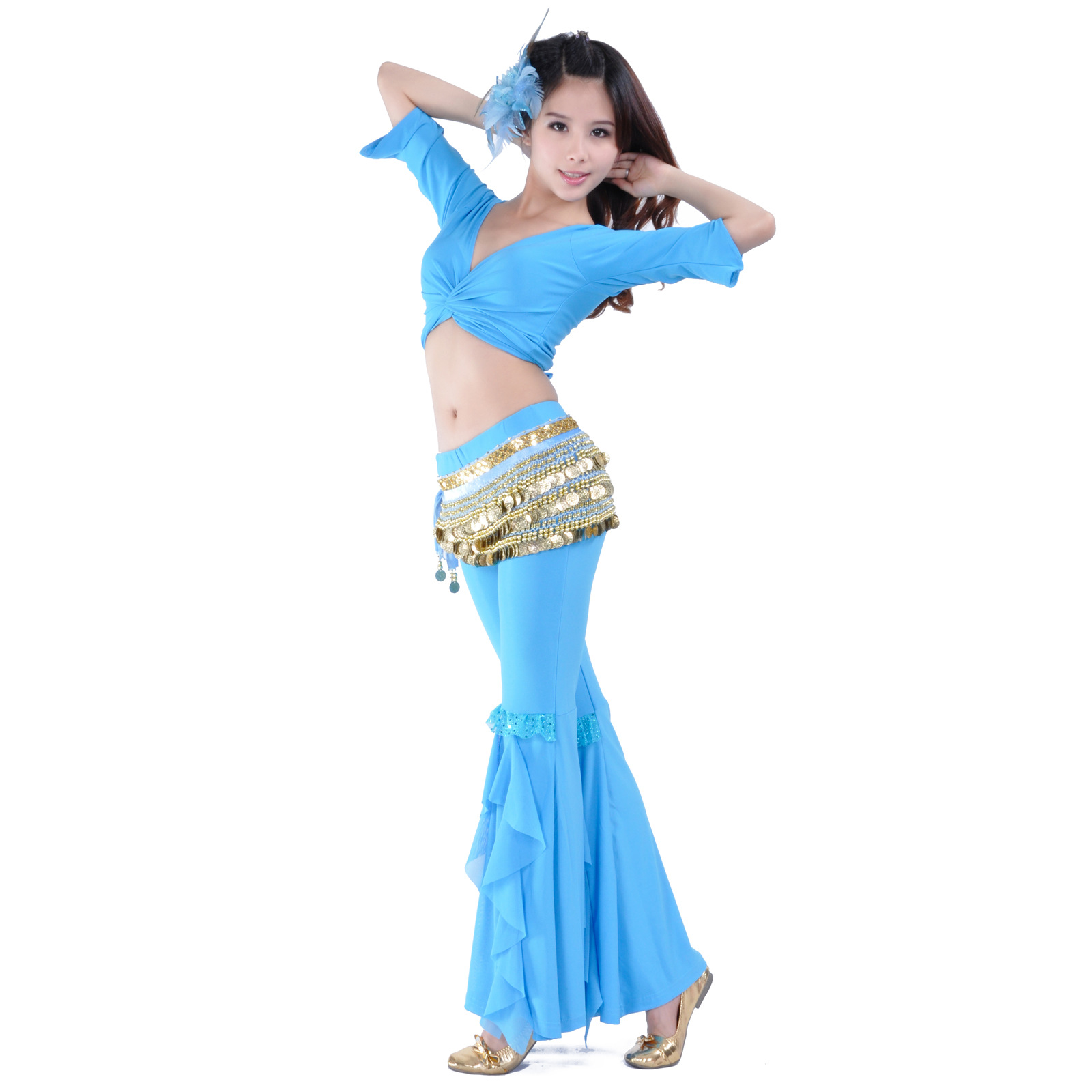 Picture of Dynamic suit, belly dance practice, belly dance sports suit, belly dance practice clothing suit wholesale
