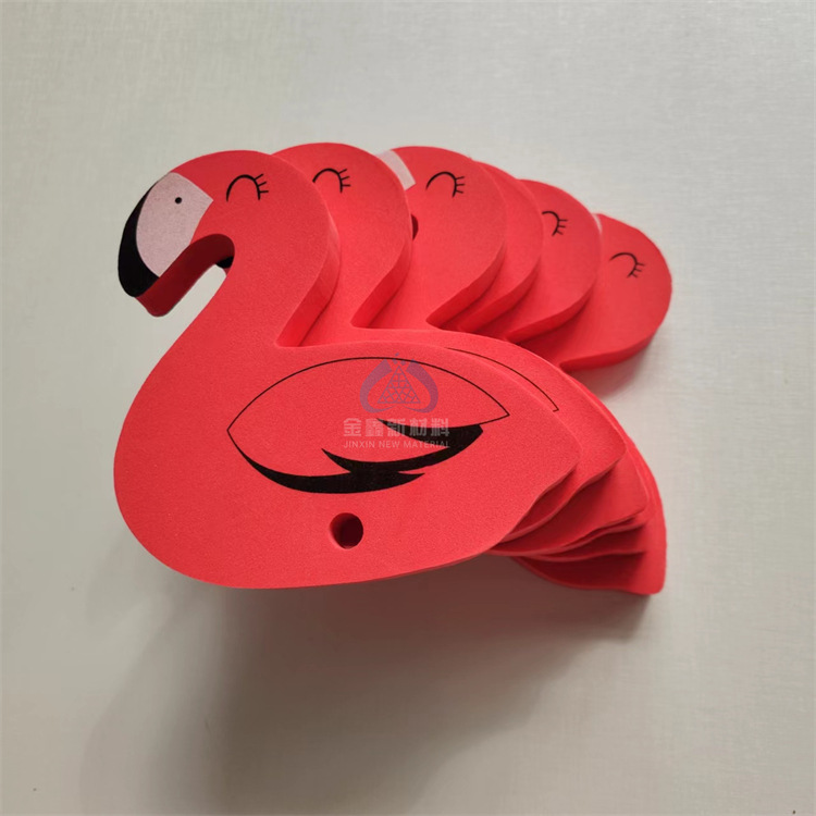 Manufacturers supply red EVA stamping and polishing various shapes square crab duck intelligence toys printable