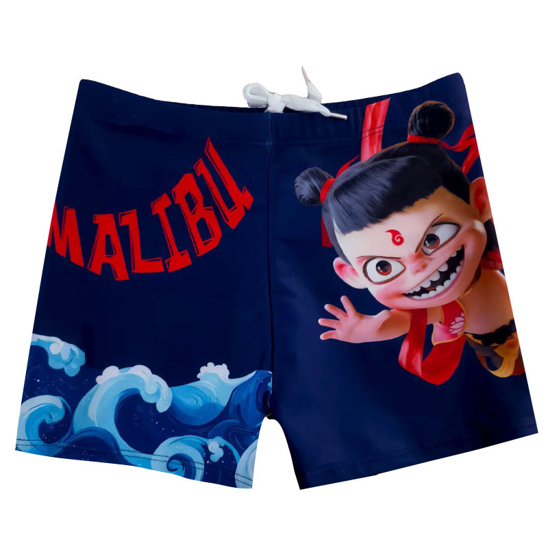 Picture of Cartoon boys swimsuit baby swimsuit good fabric boys small and medium-sized children swimming trunks a generation of children's swimming trunks