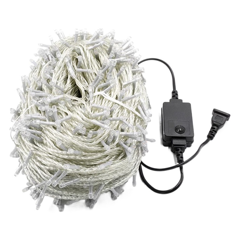 24V Low Voltage Outdoor Camping Waterproof Sky Star Lights String Solar Remote Control Tree Decoration Christmas Led Flash Light