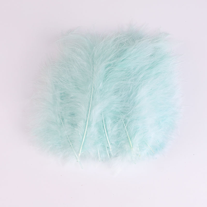 Picture of Cross-Border Wholesale Turkey Feathers Pointed Tail Velvet Feathers Colorful Feathers Dream Catcher Feathers Feather Lamp Wave Ball Feathers