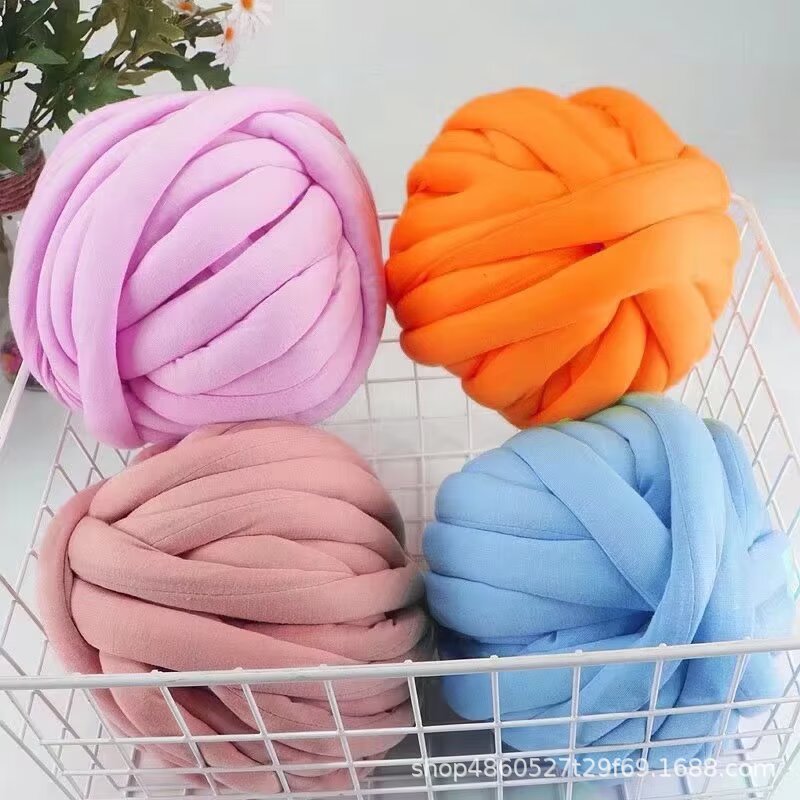 Super Thick Heart-filled Cotton Throat Hand-woven Bag diy Iceland Wool Throat Blanket Cushion Cat Nest Pillow Wai