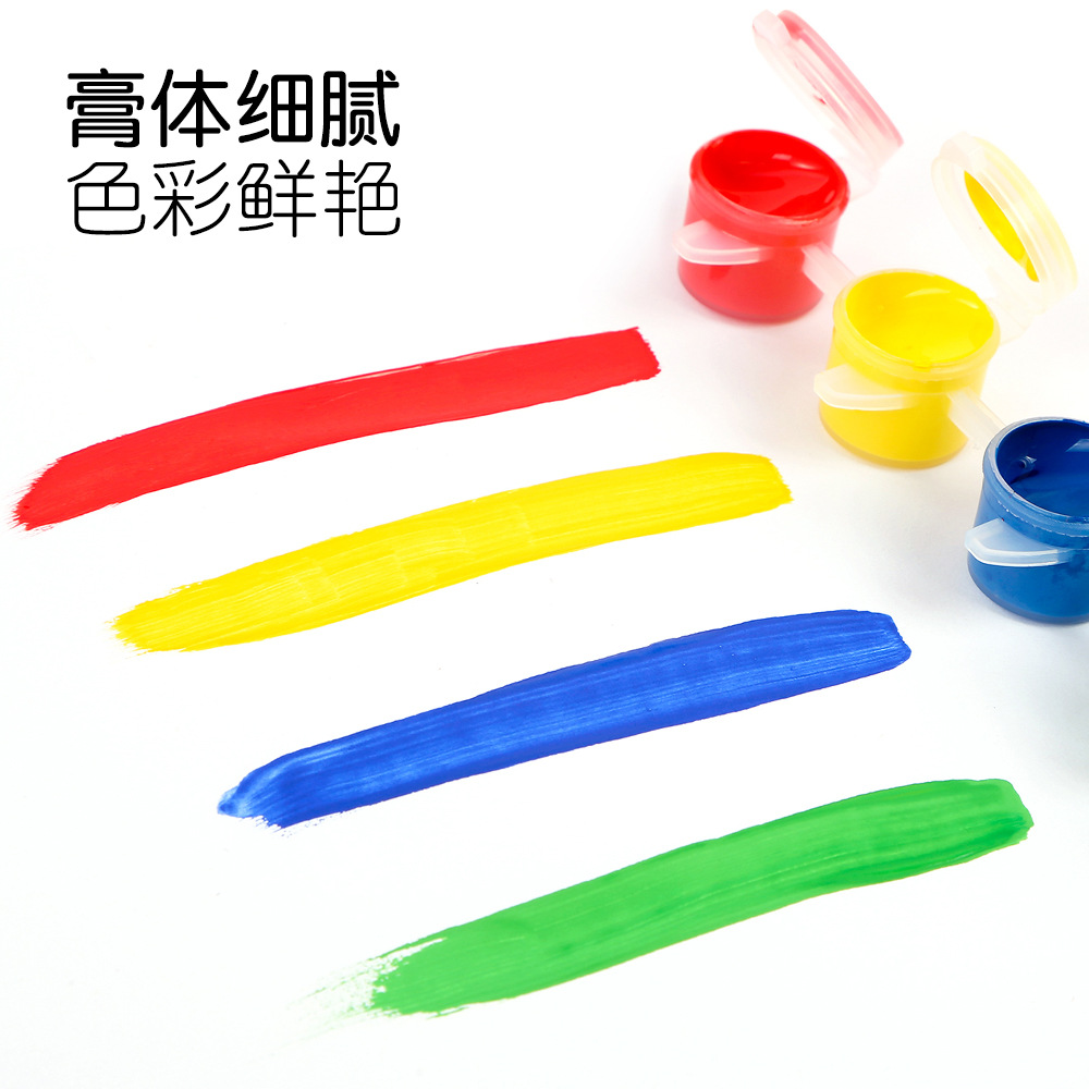 Picture of Six-Piece Hand-Painted Acrylic Paint 3ml 5ml Kidsren's Painting Pigment Kindergarten DIY Art Graffiti Materials