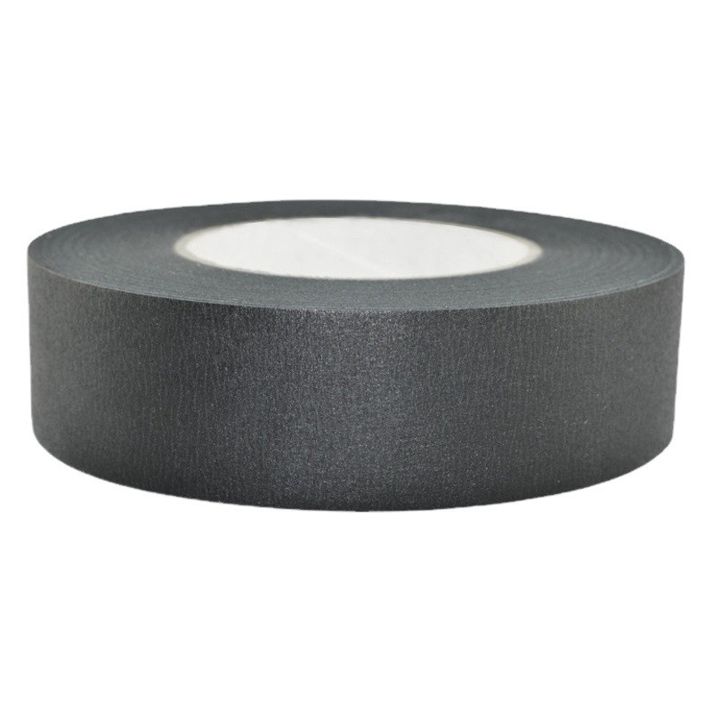 Camel hair special black tape white masking paper sticky tape wholesale high temperature resistant DIY decorative tape
