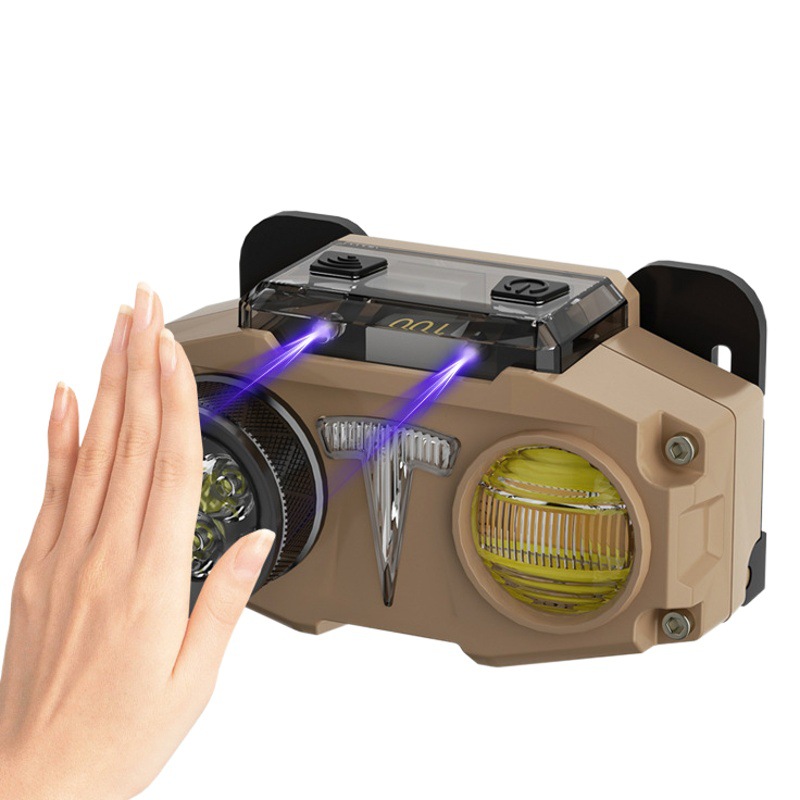 Camera headlight strong light rechargeable long-range waterproof household super bright head-mounted night fishing outdoor lamp induction miner lamp