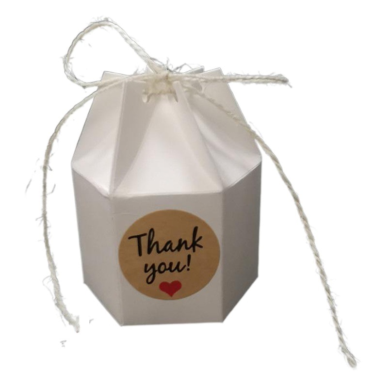 Picture of Exquisite and Creative Wedding Candy Box, Hexagonal Forest Gift Box, Wedding Souvenir, Egg Hexagonal Packaging Box