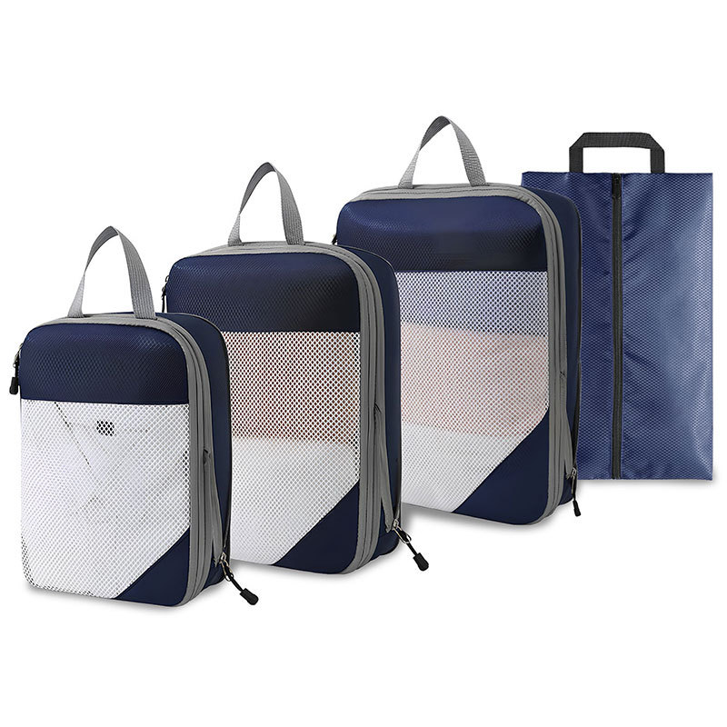 Picture of Travel Compression Storage Bag Four-Piece Set Amazon Popular Clothing Organizer Suitcase Clothing Storage Bag Set