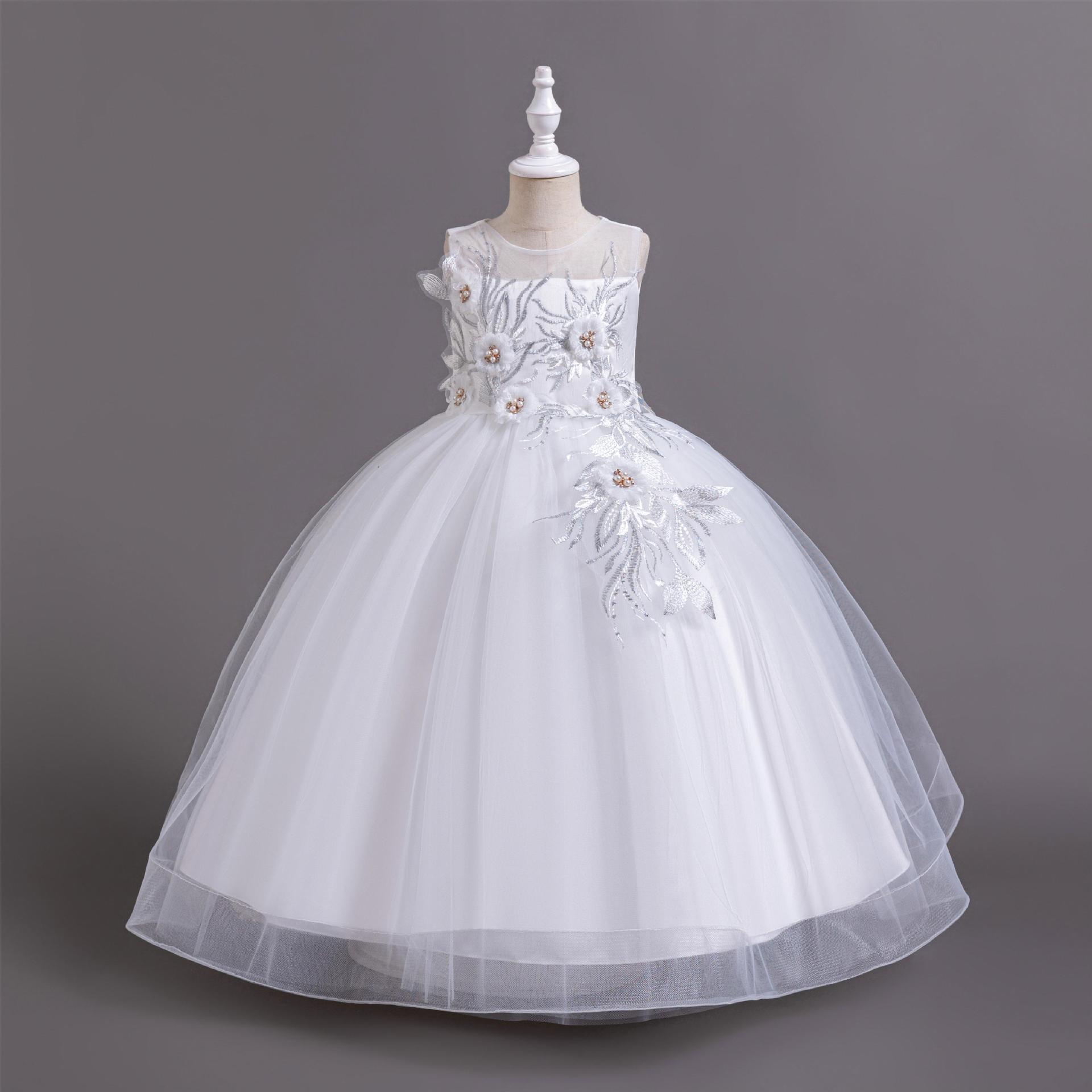 Cross-border children's clothing girls long princess skirt children's June 1 show evening dress skirt school performance dress