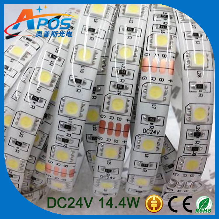 Picture of Soft Light Strip 5050 Low Voltage 24V Soft Light Strip Showcase Decoration Three Chip Waterproof Soft Light Strip 60 Beads/Meter