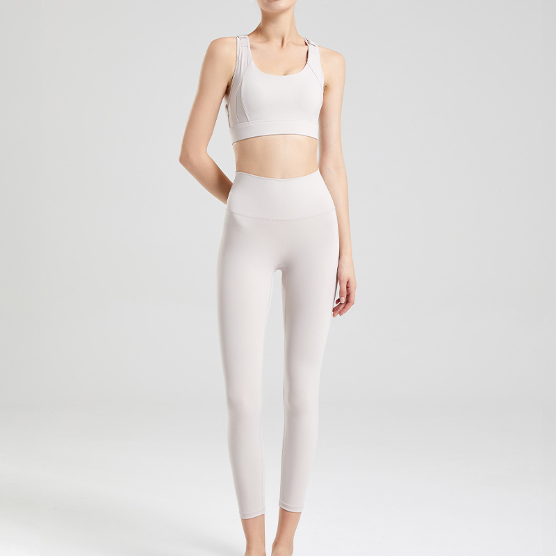 Picture of Large size high-intensity yoga suit women's fitness suit top sports vest running fitness Pilates suit