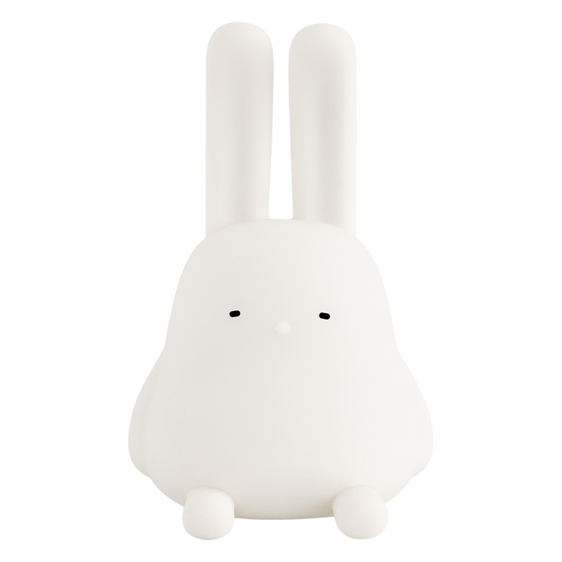 Folding Ear Rabbit Night Light USB Charging Dimming Pat Light Children's Creative Gift Bedside Timing Pat Silicone Light