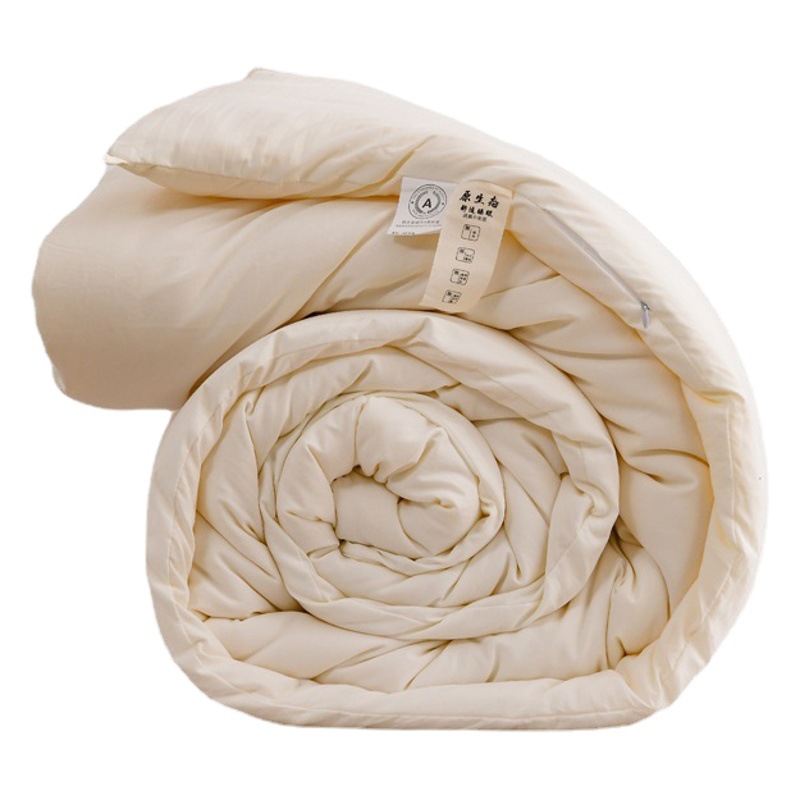 Class A raw cotton soybean quilt thickened spring and autumn quilt soybean fiber quilt core winter quilt gift quilt live distribution