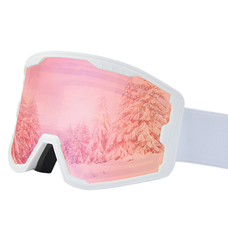 Picture of 2025 Large Cylindrical Ski Glasses Double-Layer Anti-Fog Large Field of View Snow Goggles Mountaineering Goggles Ski Goggles # 7073