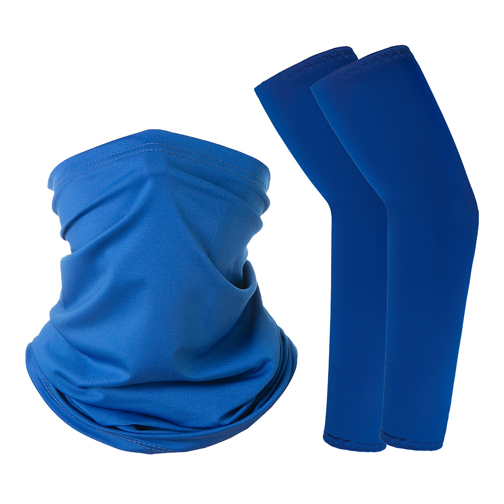 Picture of Ice Silk Sun Protection Sleeves Magic Headscarf Set Summer Sun Protection Cycling Sports Outdoor Equipment Combination Spot Wholesale