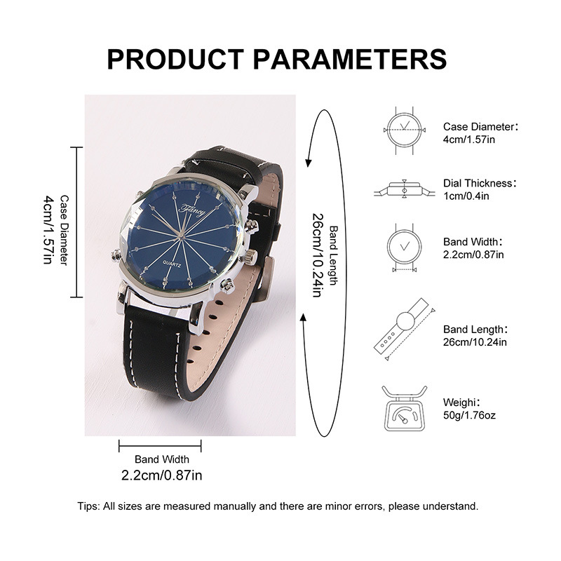 Picture of Cross-Border Small Gifts, High-End Valentine's Day Four-Piece Set, Watch Cufflinks, Pen Keychains, Practical Gift Box Set