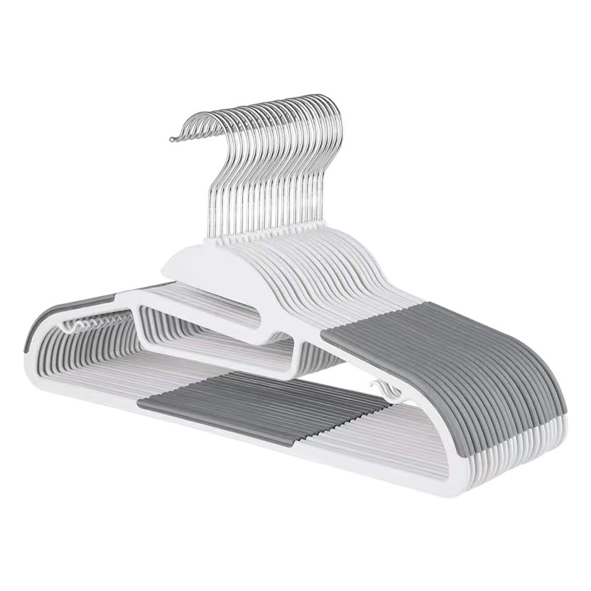 Picture of Plastic Non-Slip Hangers Amazon Multifunctional Small Neckline Design for Home Dormitory Organization and Storage with Anti-Slip Design