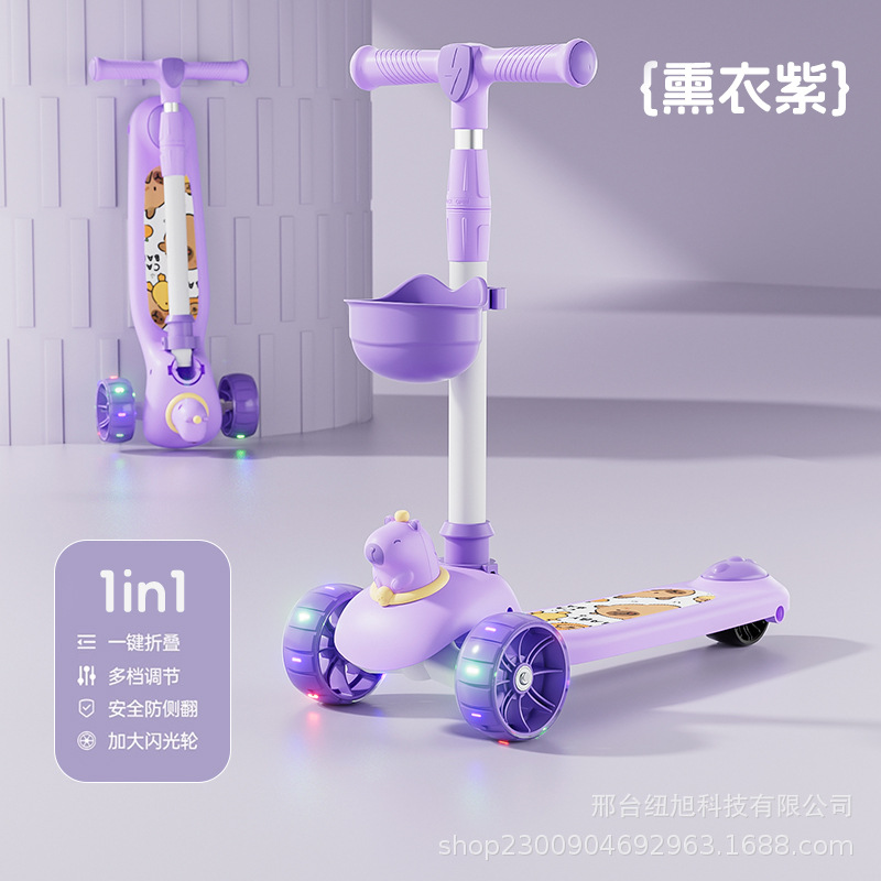Picture of Children's Scooter Manufacturer 1-3-6-8 Years Old Three-In-One Sit-On Scooter for Girls and Boys Baby Scooter