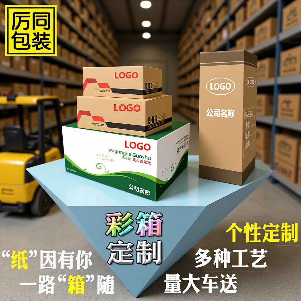 Color Printing Folding Box Printing Packaging Box Wholesale Corrugated Special Hard Express Box E-Commerce Carton Storage Box Hard Box