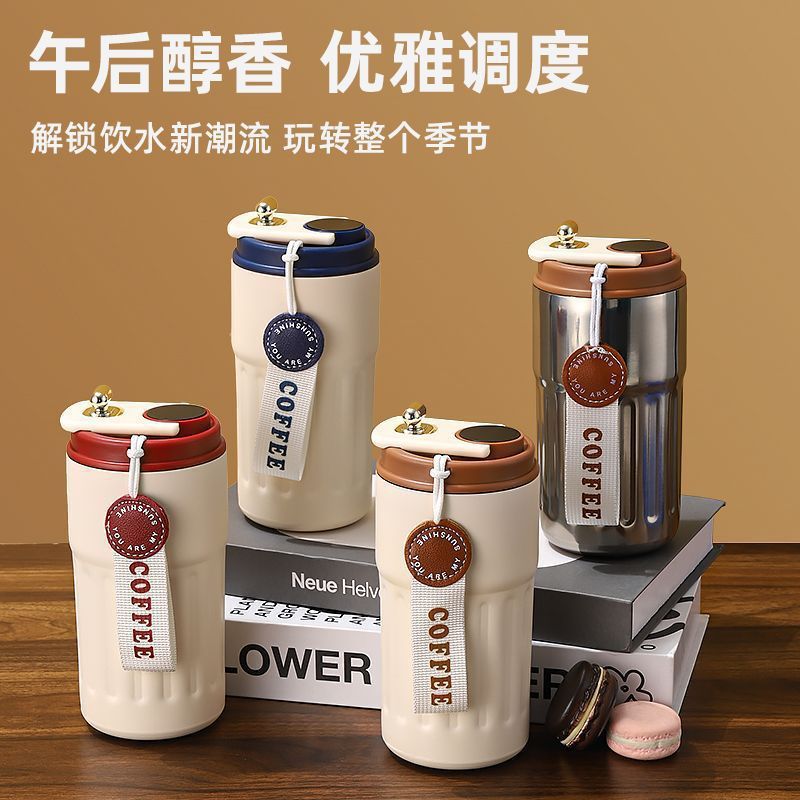 Picture of Intelligent Display Temperature Coffee Cup 316 Stainless Steel Car Vacuum Thermos Cup High Color Value Portable Water Cup for Male and Female Students