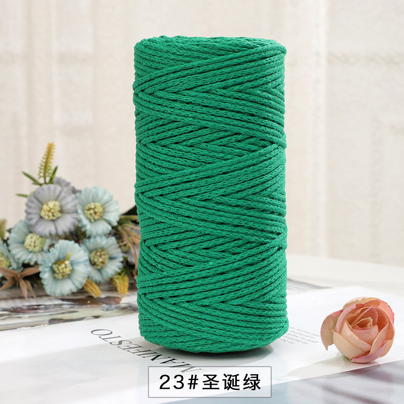 Picture of Explosions 2mm round strand hollow yarn European-style hook bag hollow Diy thread color multi-hand crochet collocation