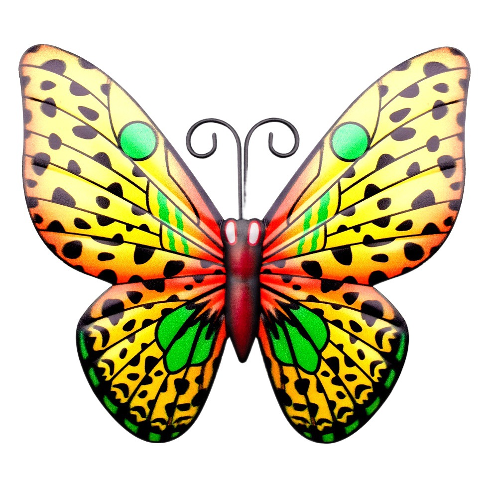 New Amazon Supply Iron Butterfly Home Wall Decoration Hardware Crafts Pendant Metal Products