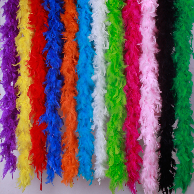 Factory wholesale fire piece feather strip diy turkey feather wedding car wedding bouquet packaging material decoration