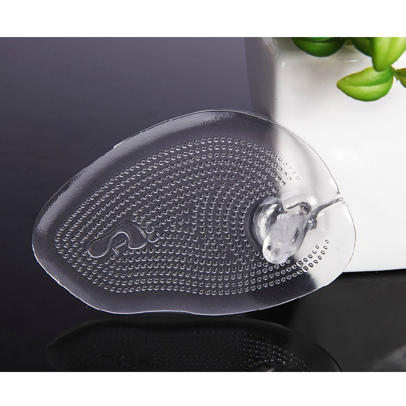 Picture of Silicone flip-flops flip-flops anti-pain slip-grinding front palm pad flip-flops pad transparent soft