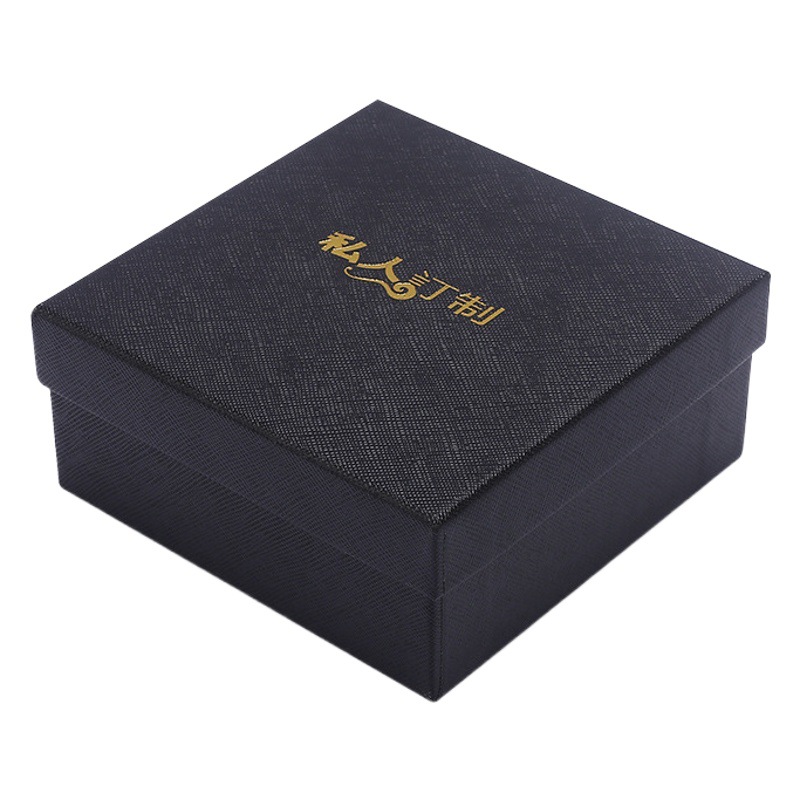 Black Belt Box, Belt Packaging Box, Beautiful Belt Gift Box, Lid-In-Lid Paper Box, Printed Logo Paper Gift Box